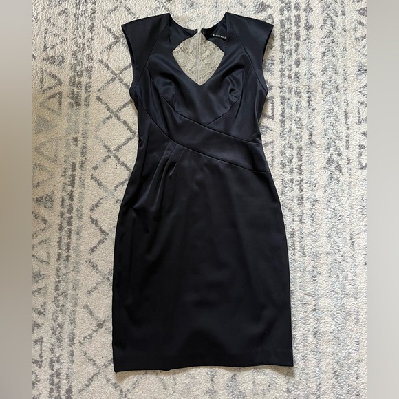 Black Halo Formal Dress with Lace Back, Size 8 - Picture 1 of 6